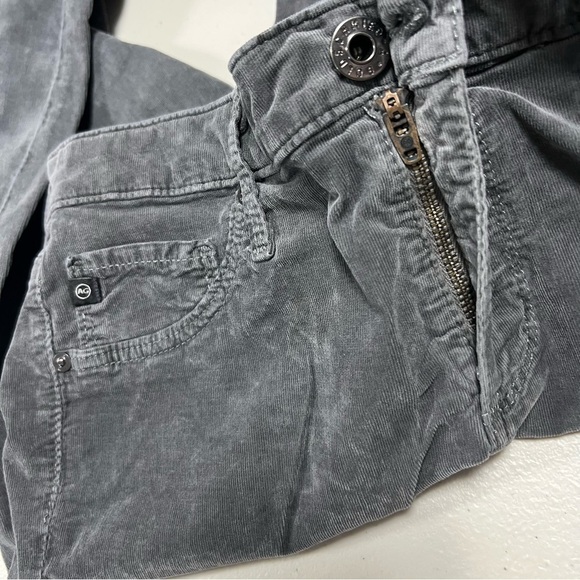 Ag Adriano Goldschmied The Legging Corduroy Super Skinny Jeans Gray - Picture 8 of 11